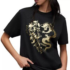 ALLSAINTS Auru Cotton Boyfriend Tee  - L